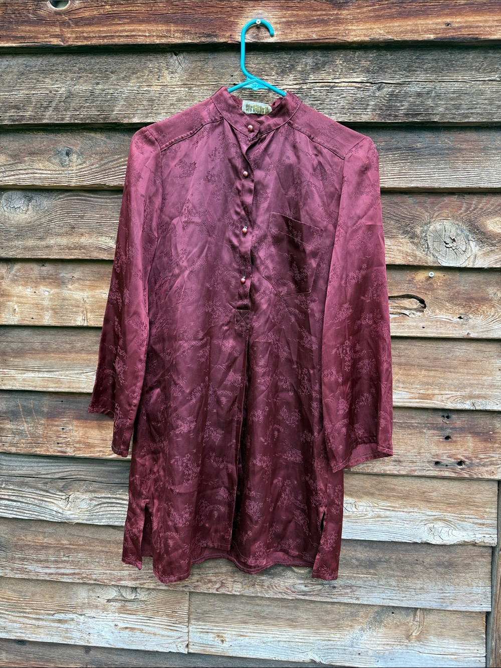 Diane Gilman for cabal vintage tunic mini dress oriental